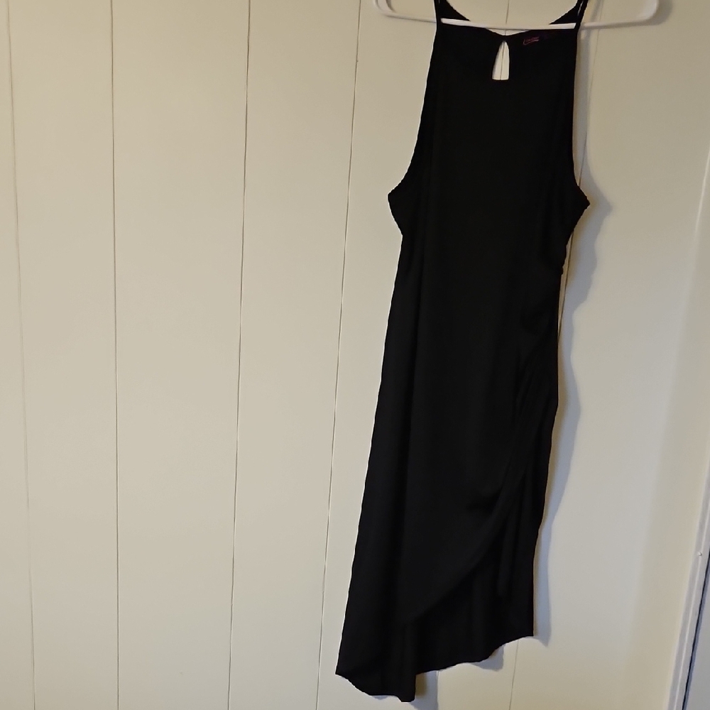 Chic Black High Low Dress